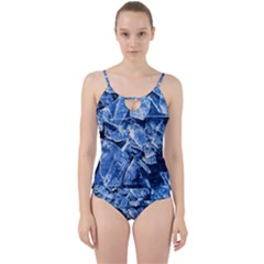 Cold Ice Cut Out Top Tankini Set