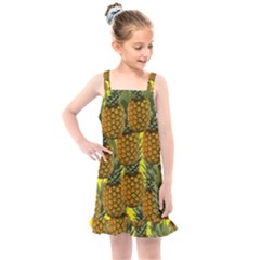 Tropical Pineapple Kids  Overall Dress by snowwhitegirl