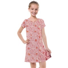 Pink Crochet Kids  Cross Web Dress