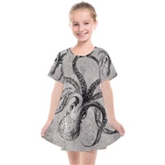 Vintage Octopus  Kids  Smock Dress