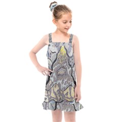 Supersonic Spaceships Kids  Overall Dress