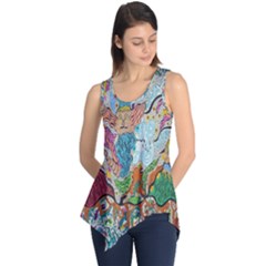 Supersonic Volcano Wizard Sleeveless Tunic by chellerayartisans