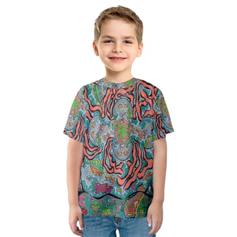 Octopusquad Kids  Sport Mesh Tee by chellerayartisans