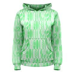 Bright Lime Green Colored Waikiki Surfboards  Women s Pullover Hoodie by PodArtist