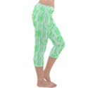 Bright Lime Green Colored Waikiki Surfboards  Capri Yoga Leggings View3