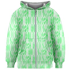 Bright Lime Green Colored Waikiki Surfboards  Kids Zipper Hoodie Without Drawstring by PodArtist