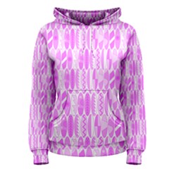 Bright Pink Colored Waikiki Surfboards  Women s Pullover Hoodie by PodArtist