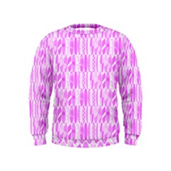 Bright Pink Colored Waikiki Surfboards  Kids  Sweatshirt by PodArtist