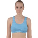 Oktoberfest Bavarian Blue and White Small Diagonal Diamond Pattern Back Weave Sports Bra View1