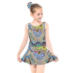 Supersonic Sun Kids  Skater Dress Swimsuit