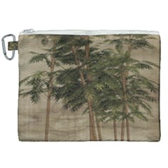 Vintage Bamboo Trees Canvas Cosmetic Bag (xxl) by snowwhitegirl