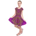 Star Of Freedom And Silent Night Kids  Short Sleeve Dress View1