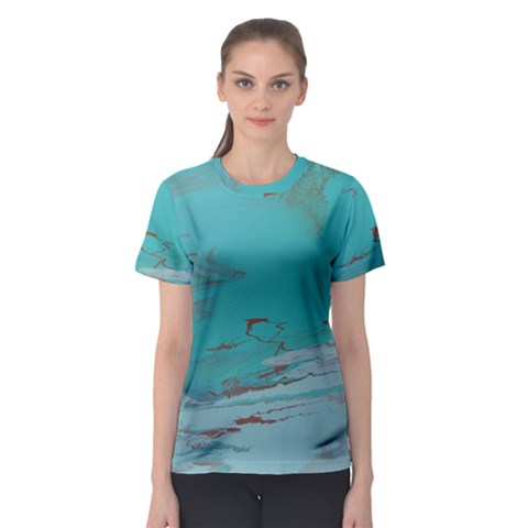 Copper Pond Women s Sport Mesh Tee by WILLBIRDWELL