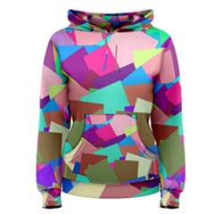 Colorful Squares                                                  Women s Pullover Hoodie by LalyLauraFLM