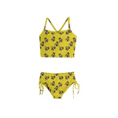 Girl With Popsicle Yello Girls  Tankini Swimsuit