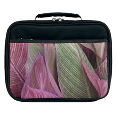 Pink Leaves Lunch Bag