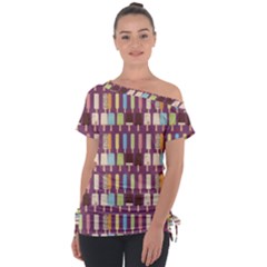 Candy Popsicles Purple Tie-up Tee