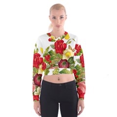 Flower Bouquet 1131891 1920 Cropped Sweatshirt