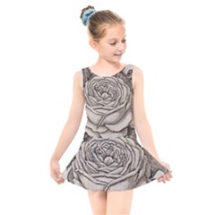 Flowers 1776630 1920 Kids  Skater Dress Swimsuit by vintage2030