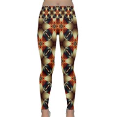 Kaleidoscope Image Background Lightweight Velour Classic Yoga Leggings