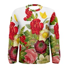 Flower Bouquet 1131891 1920 Men s Long Sleeve Tee by vintage2030