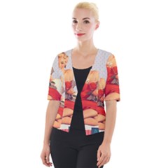 Retro 1107638 1920 Cropped Button Cardigan