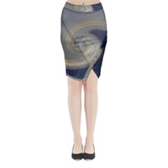 Typhoon Road Midi Wrap Pencil Skirt by DeneWestUK