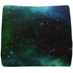 Galaxy Sky Blue Green Seat Cushion