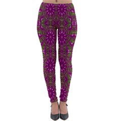 Modern Asian Ornate Pattern Lightweight Velour Leggings by dflcprints