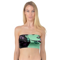 Zombie Retro Girl Bandeau Top by snowwhitegirl