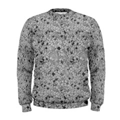 Cracked Texture Abstract Print Men s Sweatshirt by dflcprints