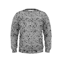 Cracked Texture Abstract Print Kids  Sweatshirt by dflcprints