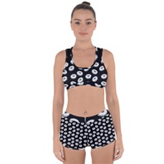 Donuts Pattern Racerback Boyleg Bikini Set by Valentinaart