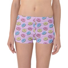 Donuts Pattern Boyleg Bikini Bottoms by Valentinaart