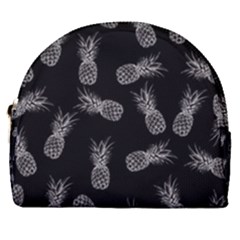 Pineapple Pattern Horseshoe Style Canvas Pouch by Valentinaart