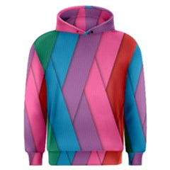 Abstract Background Colorful Strips Men s Overhead Hoodie by Simbadda