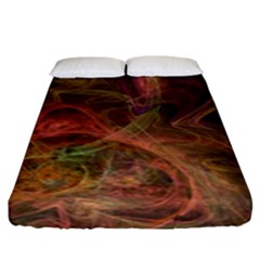 Abstract Colorful Art Design Fitted Sheet (king Size)