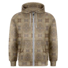 Abstract Wood Design Floor Texture Men s Zipper Hoodie