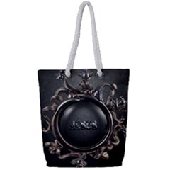 Jesus Full Print Rope Handle Tote (small) by NSGLOBALDESIGNS2