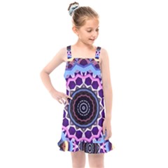 Mandala Art Design Pattern Kids  Overall Dress