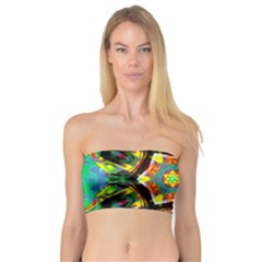 Chakra Art Heart Healing Blue Bandeau Top