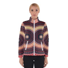 Ornamental Shape Concentric Round Winter Jacket by Simbadda