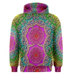 Mandala Tile Background Geometric Men s Pullover Hoodie by Simbadda