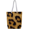 Animal print Leopard Full Print Rope Handle Tote (Small) View1