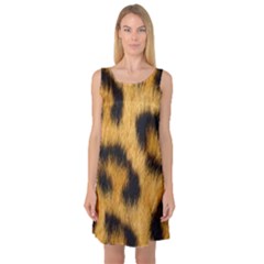 Animal Print Sleeveless Satin Nightdress by NSGLOBALDESIGNS2
