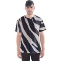 Zebra print Men s Sports Mesh Tee View1