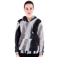 Stella Animal Print Women s Zipper Hoodie by NSGLOBALDESIGNS2