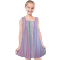 Broken Tv Screen Kids  Cross Back Dress