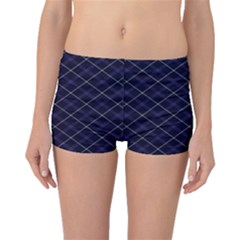 Blue Plaid  Boyleg Bikini Bottoms by dressshop