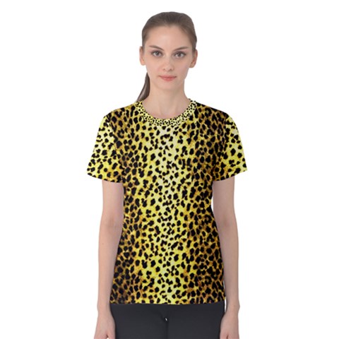 Leopard 1 Leopard A Women s Cotton Tee by dressshop